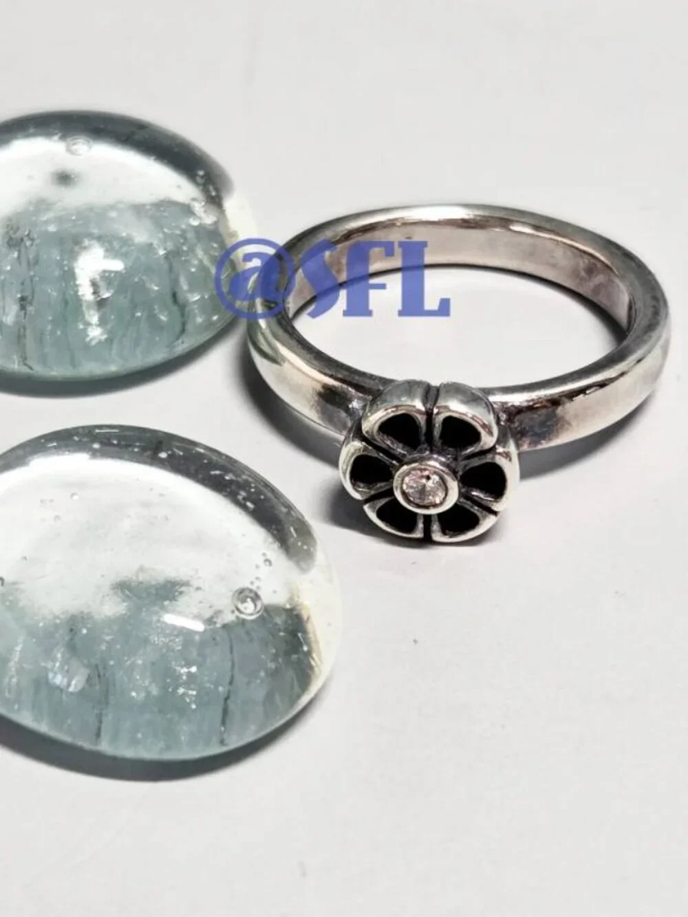 Authentic Pandora Long Retired Rare Daisy Cut Out Ring Sterling Silver Cottage